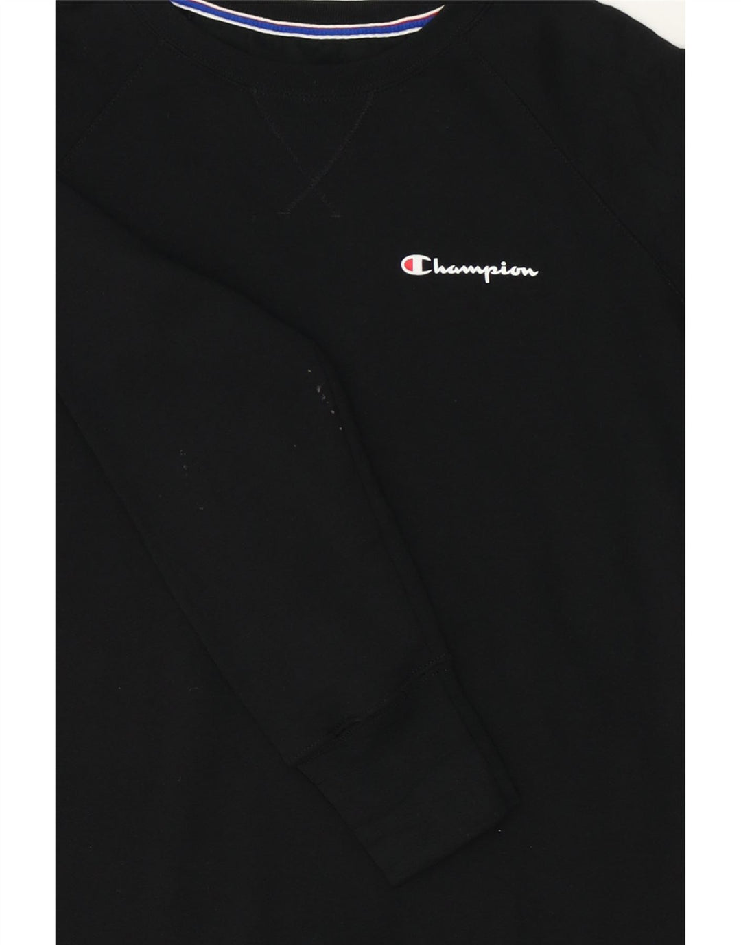 CHAMPION Womens Sweatshirt Jumper UK 14 Medium Black Polyester Vintage Champion and Second-Hand Champion from Messina Hembry 