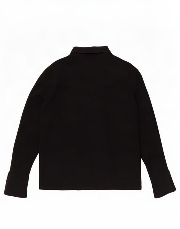 Pulover cardigan pentru femei Marks & Spencer UK 16 mare, negru, viscoză