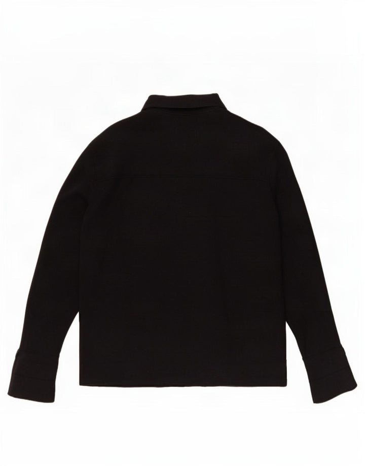 Pulover cardigan pentru femei Marks & Spencer UK 16 mare, negru, viscoză