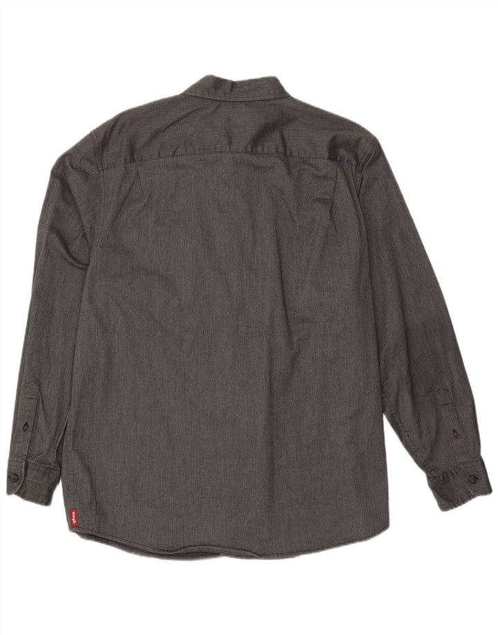 Cămașă pentru bărbați Wrangler XL bumbac gri