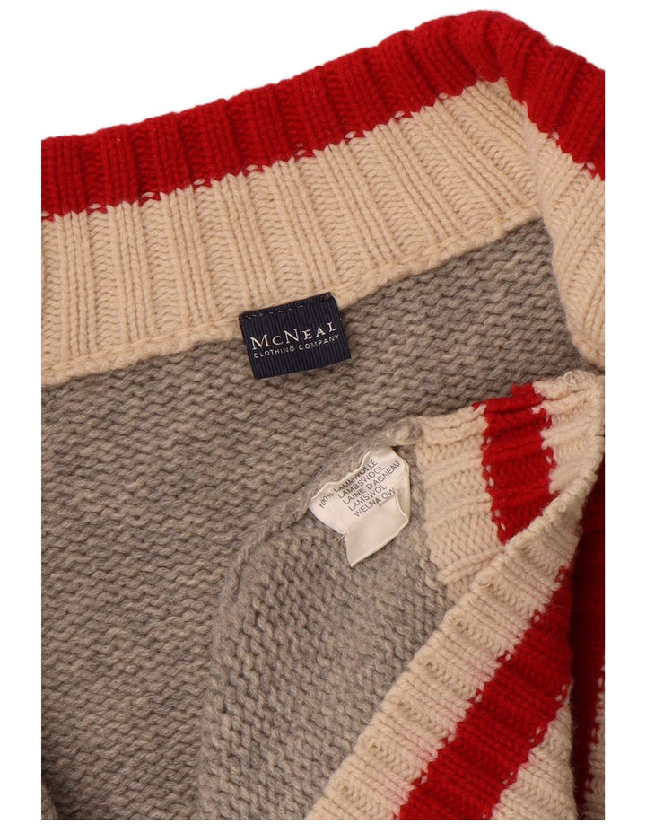 Pulover cardigan pentru bărbați MC NEAL 2XL Lână gri