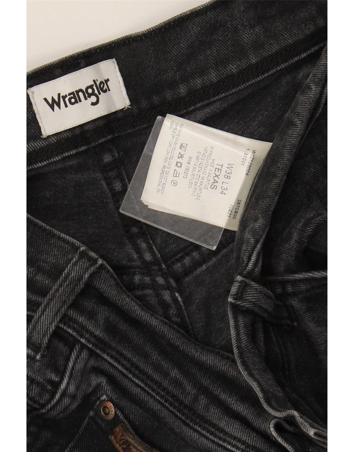 WRANGLER Jeans drepte pentru bărbați Texas W38 L34 bumbac gri