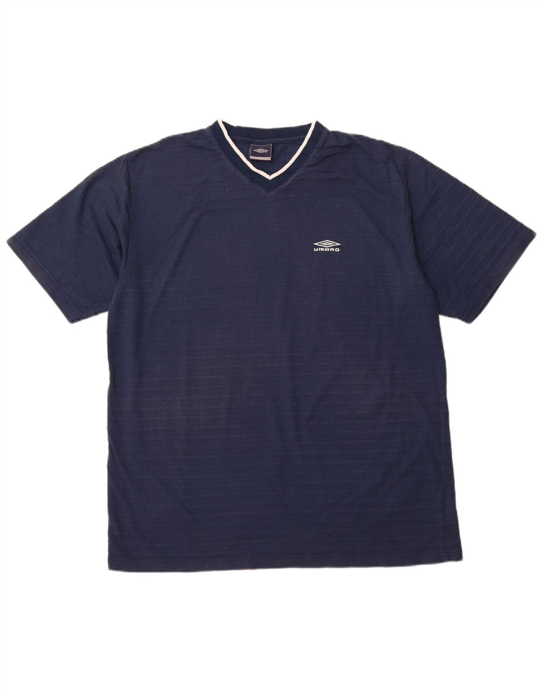 UMBRO Tricou Bărbați Top 2XL Bleumarin Poliester cu dungi