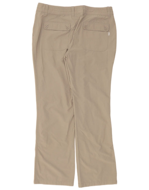 Pantaloni casual drepti Rohan pentru femei UK 16 Large W38 L32 Bej Poliamidă