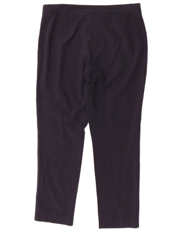 Pantaloni casual pentru femei Marks & Spencer UK 12 Medium W32 L27 Bleumarin