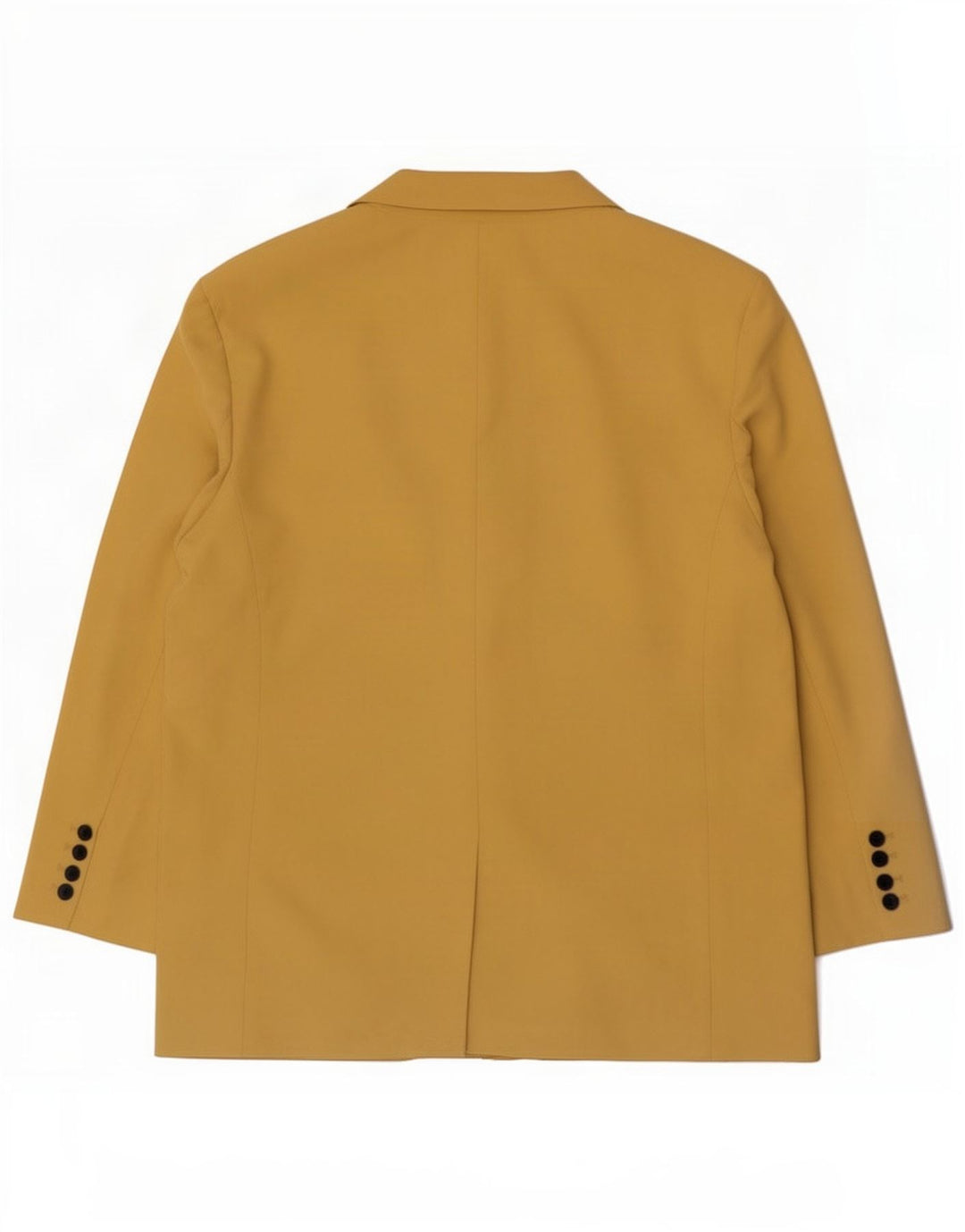 Blazer pentru femei Zara cu 2 nasturi, UK 16, lyocell, galben mare