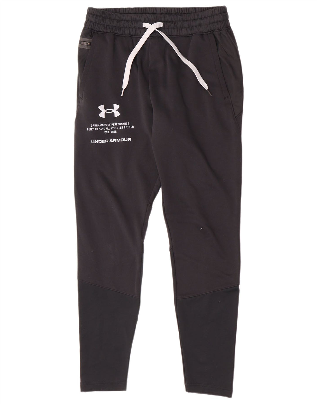 Pantaloni de trening Under Armour Cold Gear Graphic pentru bărbați, mediu negru