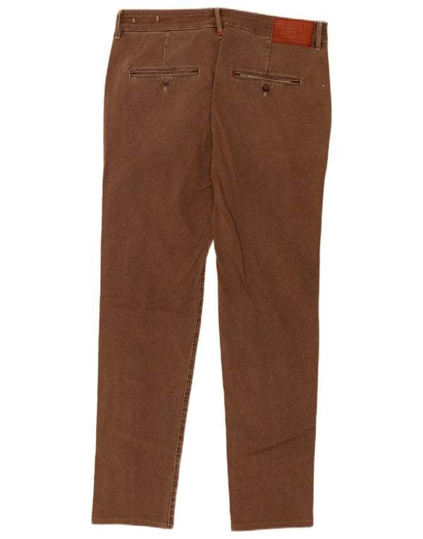 Pantaloni chino pentru bărbați de camuflaj AR și J, slim fit, IT 48 Medium L34 L31 Maro
