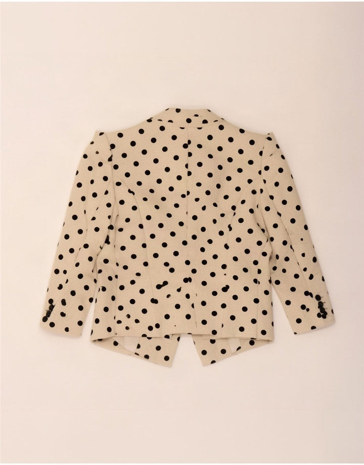 Jachetă pentru femei Miss Selfridge Crop 1 Button Blazer UK 12 Medium Bej