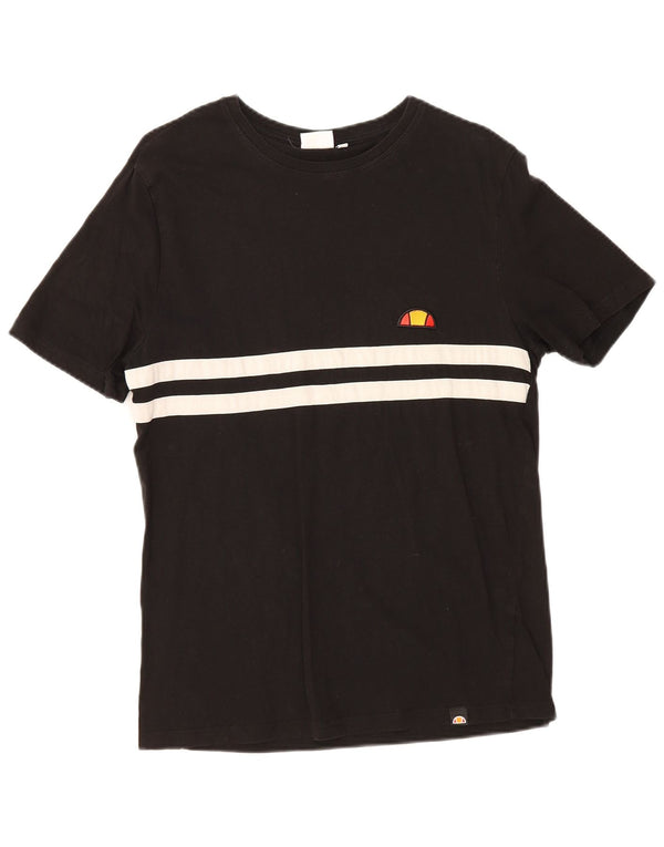 Tricou cu grafică obișnuită pentru bărbați Ellesse Top Sport mare cu dungi negre