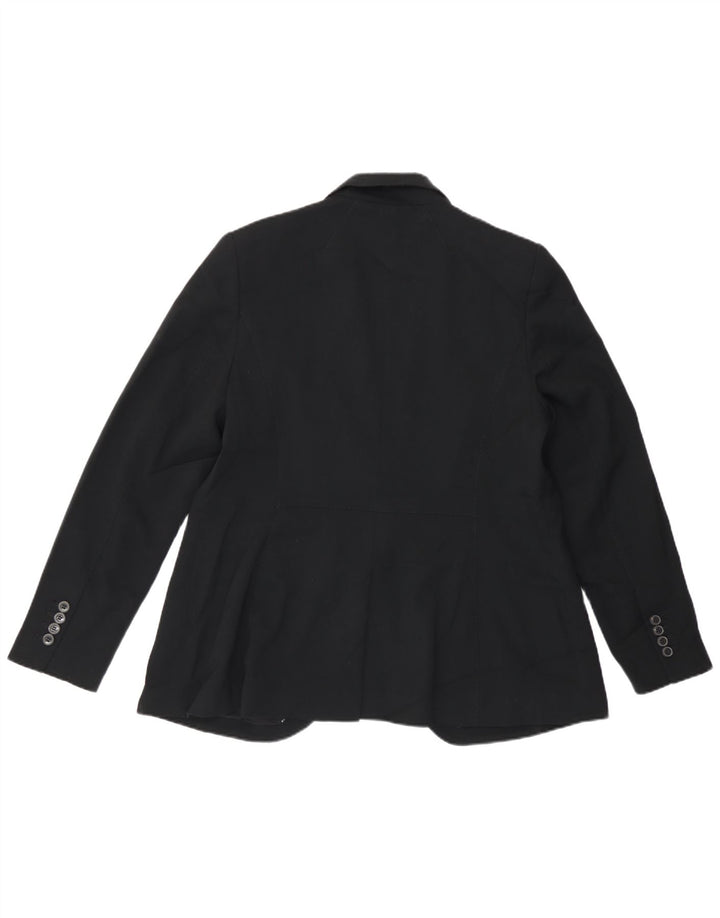 Jachetă pentru femei Marks & Spencer cu 1 nasture, UK 16, mare, negru, poliester