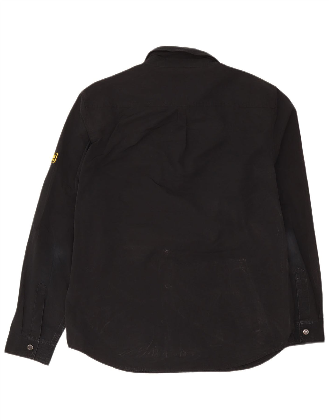 Cămașă Barbour pentru bărbați, mare, negru, poliester