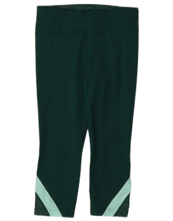 Leggings Capri Under Armour pentru femei UK 10 Small Green Poliester