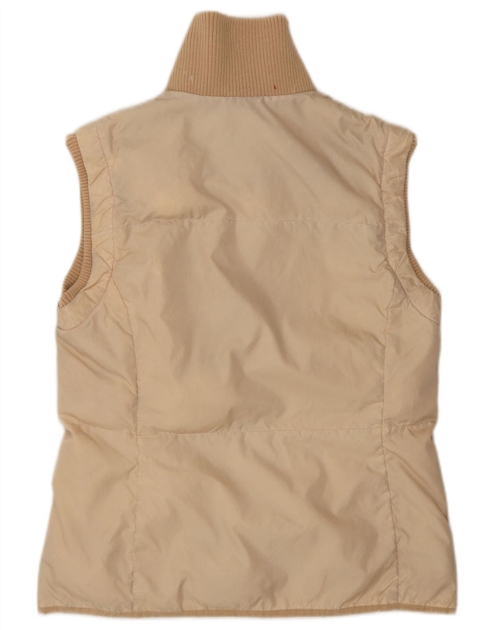 Gilet căptușit pentru femei LOTTO UK 8 Small Beige Nylon