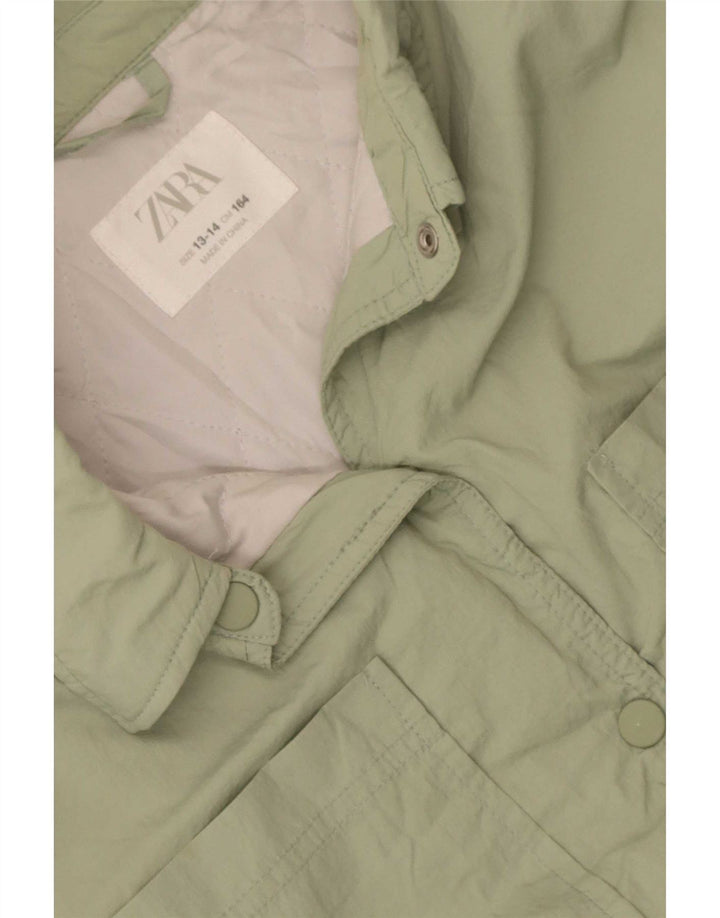 Bomber pentru fete Zara 13-14 ani verde
