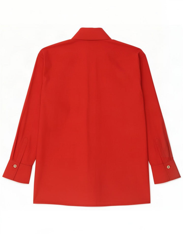 Camasa Versace pentru femei UK 14 Medium Red Bumbac