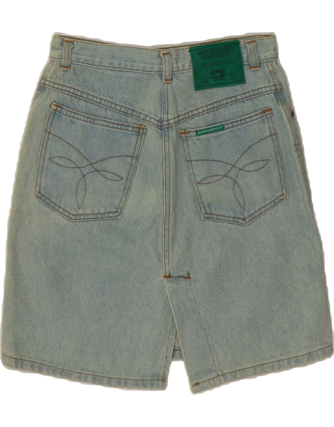 JACOB COHEN Womens Denim Skirt W30 Medium Blue Cotton Vintage Jacob Cohen and Second-Hand Jacob Cohen from Messina Hembry 
