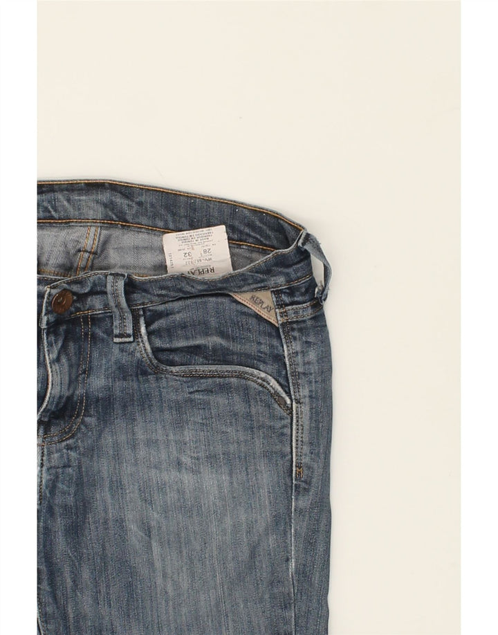 REPLAY Womens Slim Jeans W28 L32  Blue Cotton Vintage Replay and Second-Hand Replay from Messina Hembry 