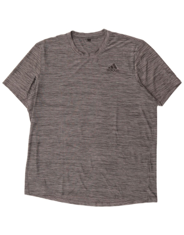 Tricou pentru bărbați Adidas Top XL Gri pete