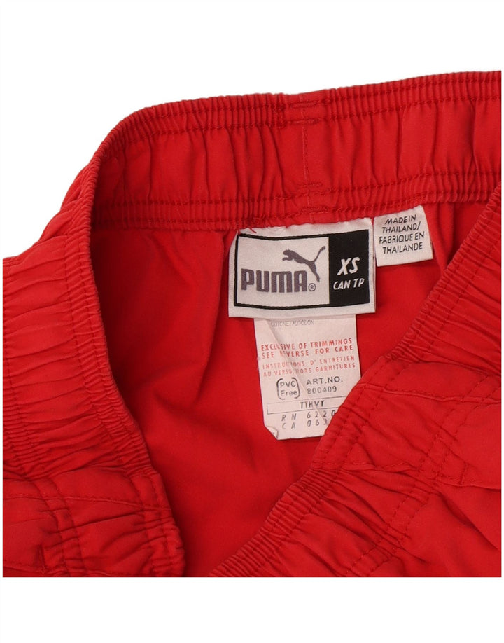 Pantaloni de trening Puma Capri pentru femei UK 6 XS Poliester roșu