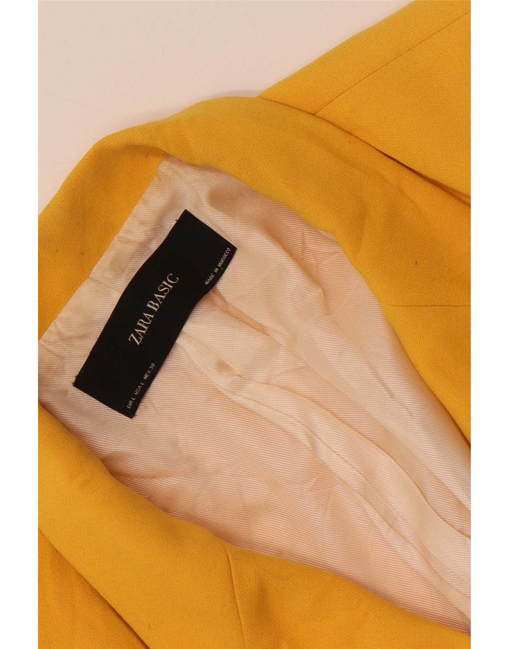 Jachetă Blazer pentru femei Zara UK 14 mare, galbenă