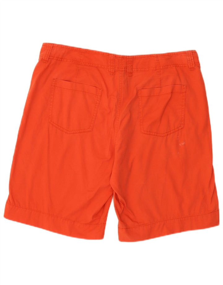 Marks & Spencer Pantaloni scurti cargo pentru femei UK 14 Large W34 Orange Bumbac