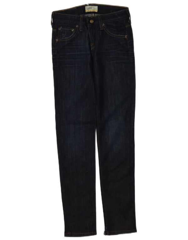 Blugi Lee Girls Verdi Slim 10-11 ani W24 L29 bleumarin bumbac