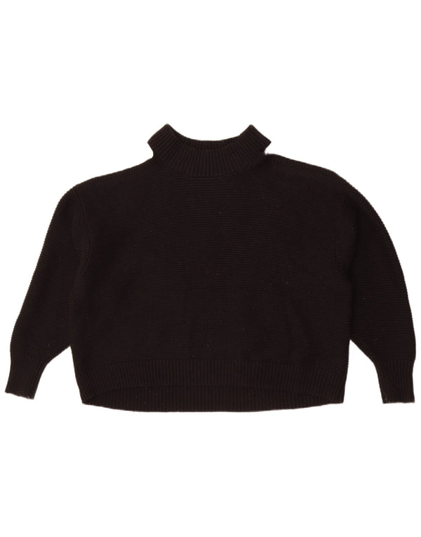 Pulover cu gât țestoasă supradimensionat pentru femei Zara UK 14 Medium Negru