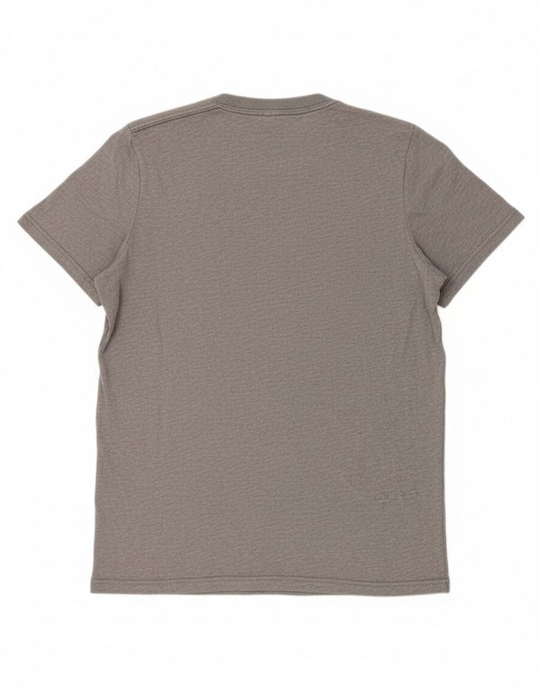 Tricou Abercrombie & Fitch Muscle Graphic pentru bărbați Top din bumbac gri mediu