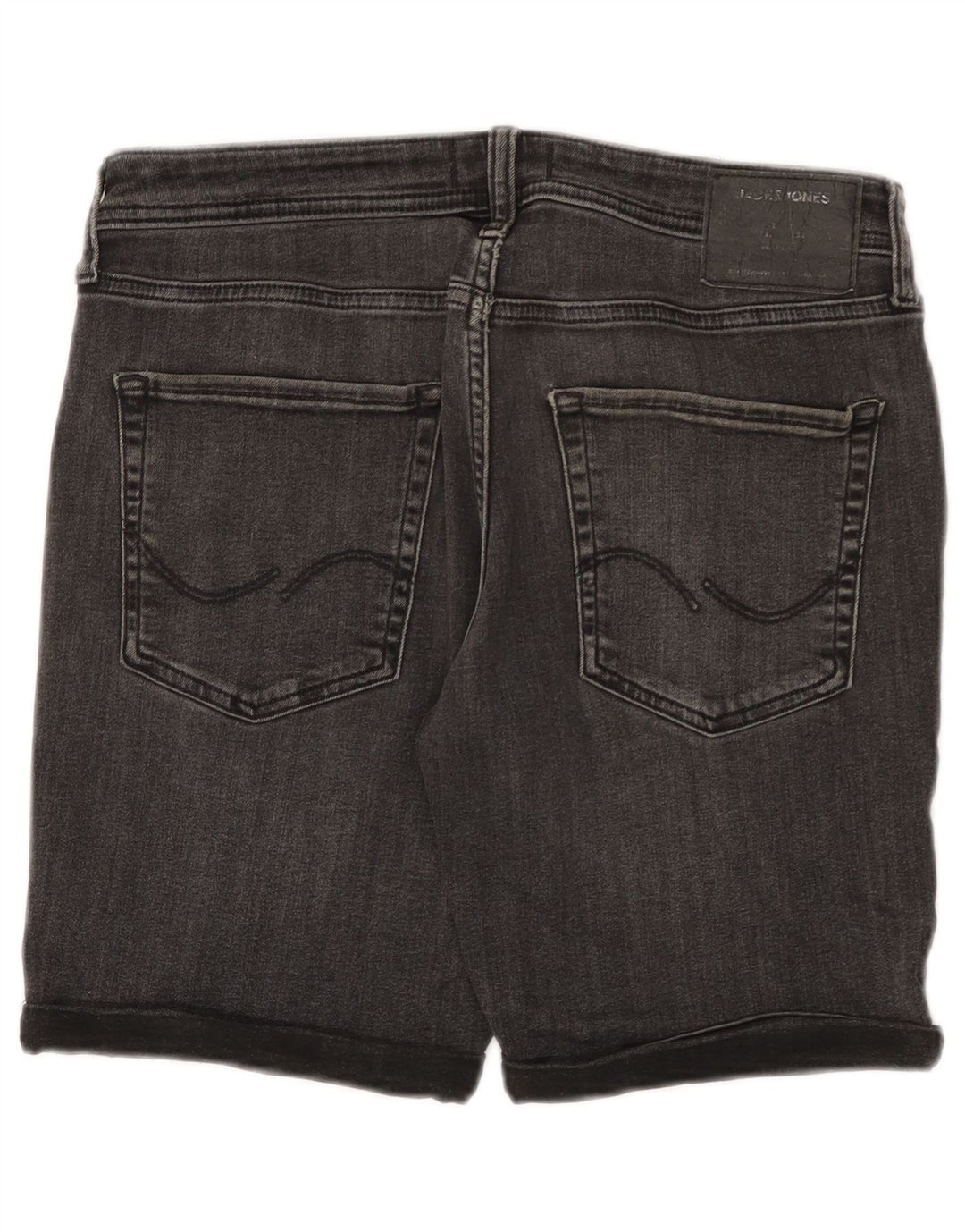 Pantaloni scurți din denim pentru bărbați JACK & JONES, bumbac gri, mediu W32