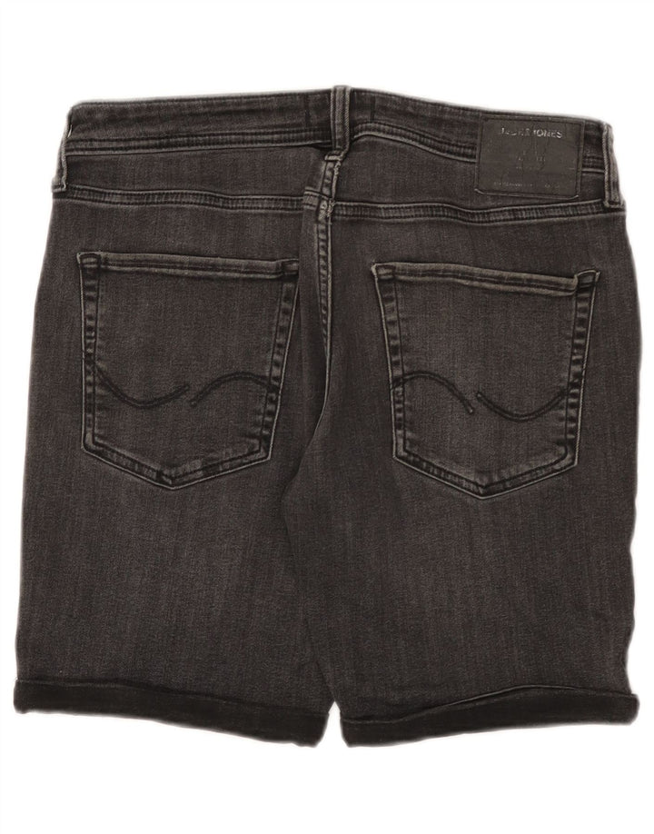 Pantaloni scurți din denim pentru bărbați JACK & JONES, bumbac gri, mediu W32
