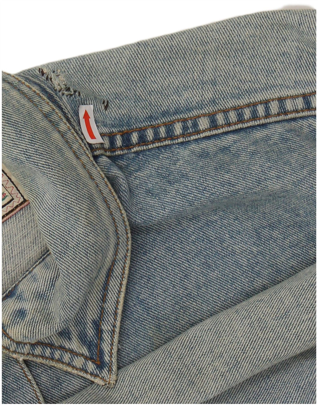 ONYX Jachetă de denim crop pentru femei UK 14, bumbac albastru mediu