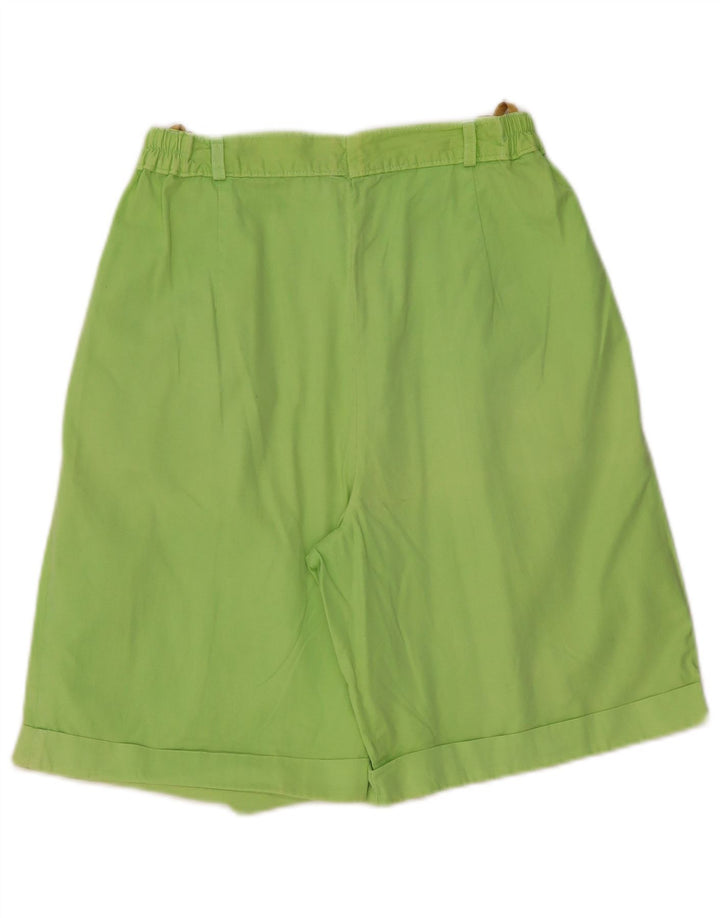 Pantaloni scurți chino cu talie înaltă pentru femei C & A EU 40 Medium W26 Bumbac verde