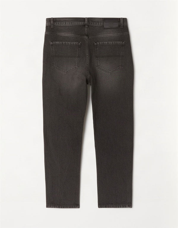 Jeans drepte pentru bărbați Pierre Cardin, cu ajustare normală, L34 L31, bumbac gri
