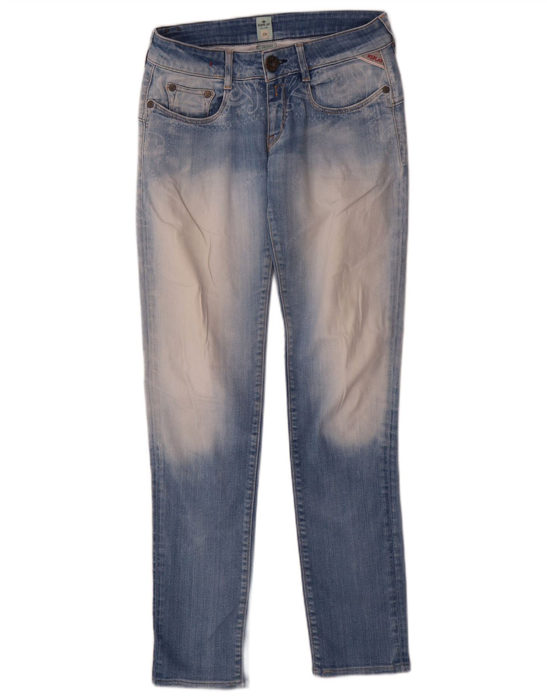 Replay blugi skinny pentru femei W28 L30 albastru