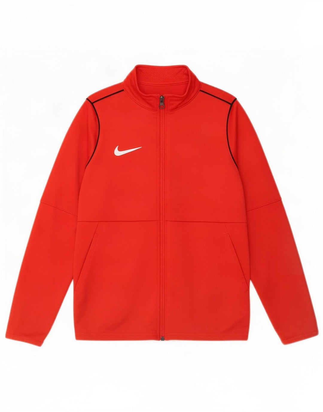 Jachetă de trening Nike Dri Fit pentru băieți 10-11 ani Poliester roșu mediu
