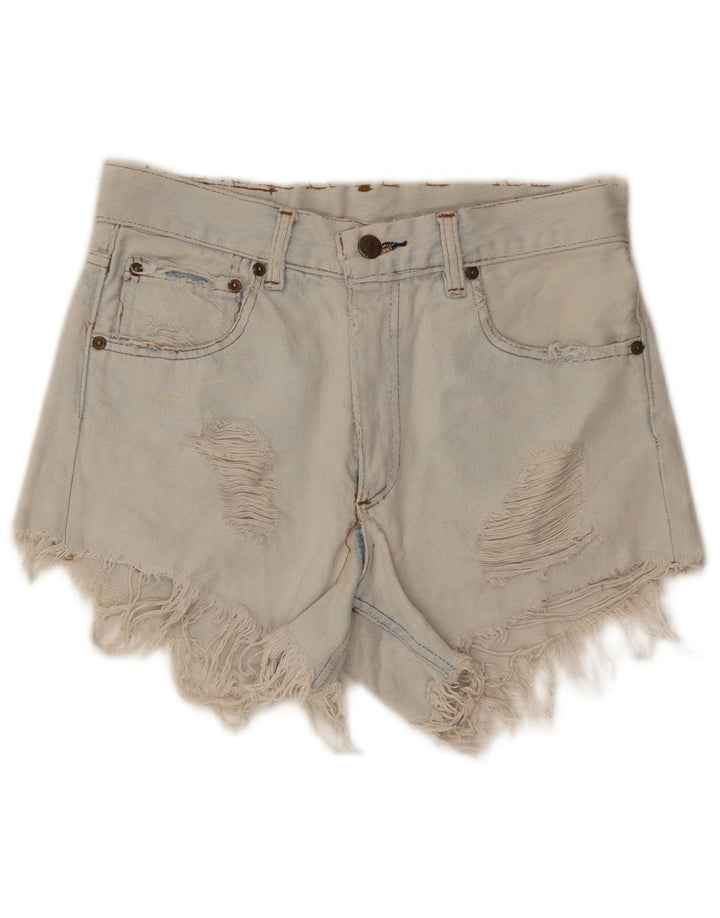Pantaloni scurți Levi's din denim distressed W28 Medium Blue