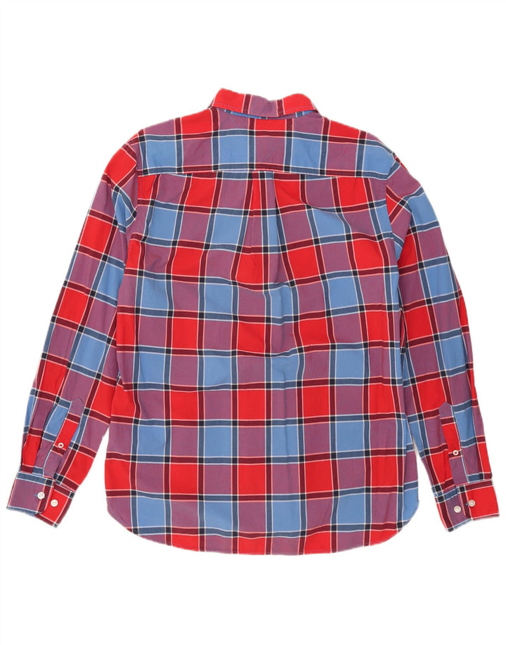 Cămașă pentru bărbați Tommy Hilfiger, bumbac cu carouri medii multicolore