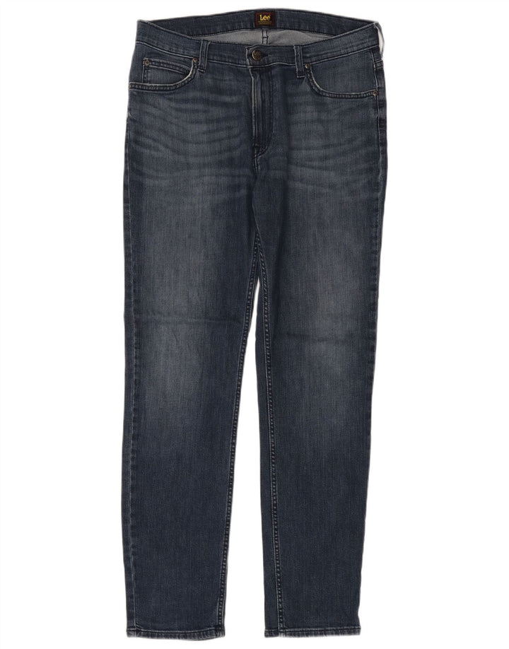 Blugi Lee Rider Slim pentru bărbați W34 L32 Bumbac albastru