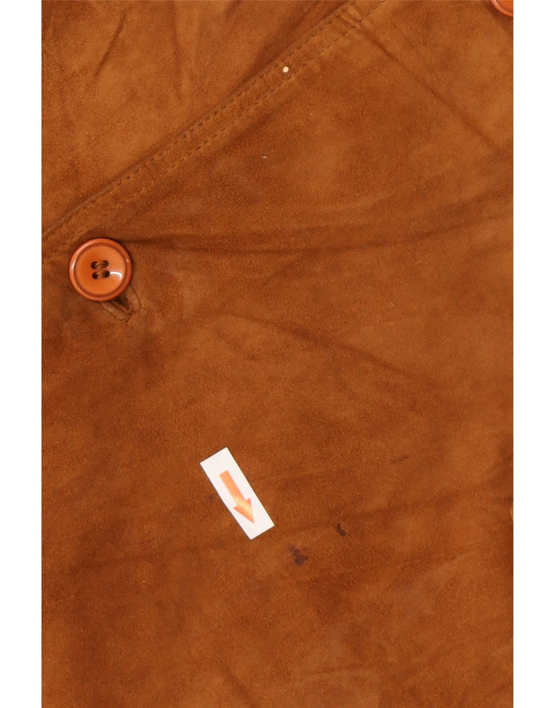 Jachetă Bomber Vintage pentru bărbați din piele intoarsa IT 56 3XL maro din piele intoarsa