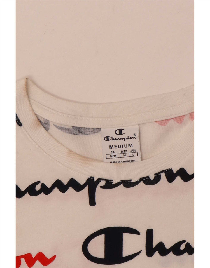 Tricou grafic Champion pentru femei Top UK 12 Medium White