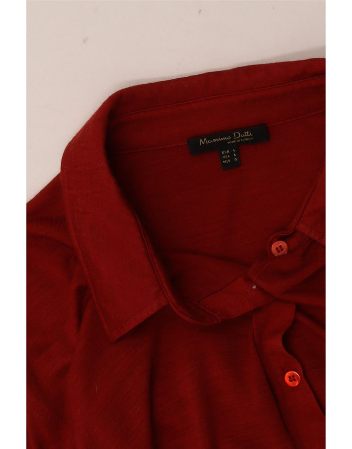 Cămașă Massimo Dutti pentru femei UK 16 Large Red