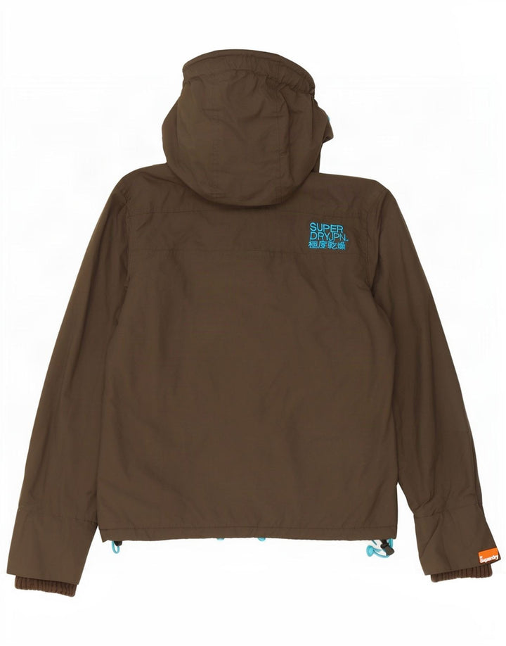 Jachetă Windbreaker cu grafică Superdry pentru femei UK 14 Medium Khaki