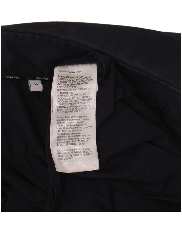 Cămașă pentru bărbați CALVIN KLEIN Slim Fit Mărimea 39 Mediu Bumbac bleumarin