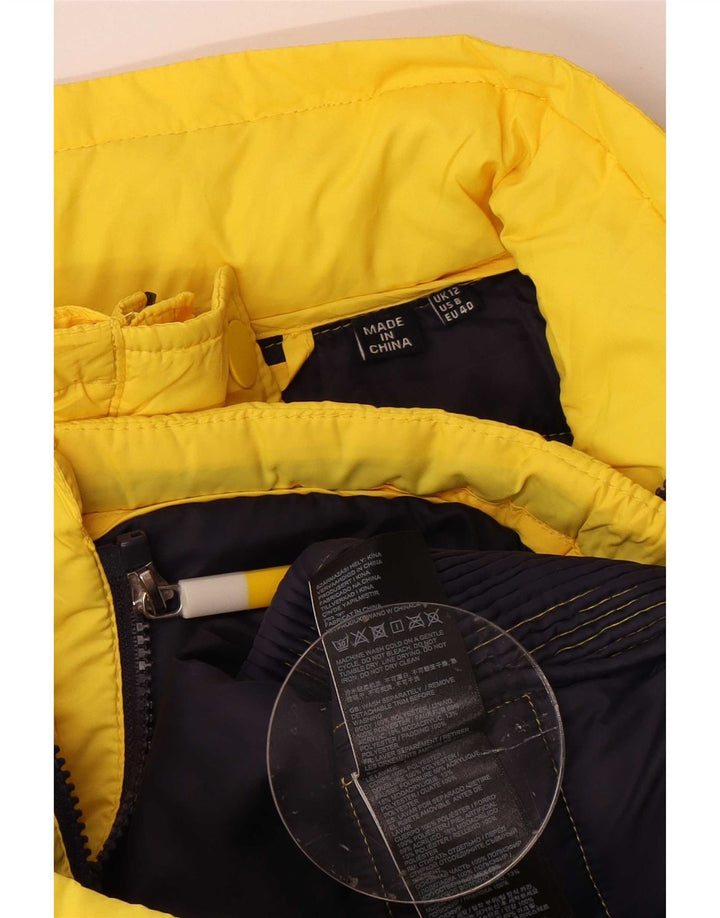 Jachetă căptușită Superdry pentru femei UK 12 Poliester galben mediu