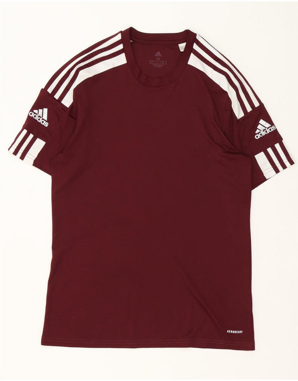 Tricou pentru bărbați Adidas Aeroready Top Medium Burgundy Poliester