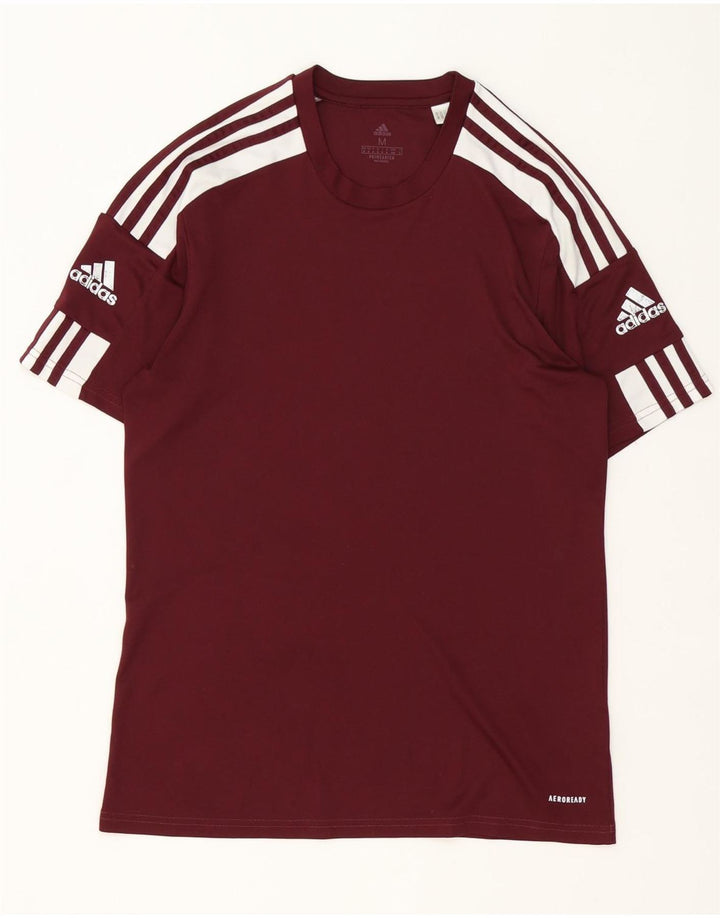 Tricou pentru bărbați Adidas Aeroready Top Medium Burgundy Poliester