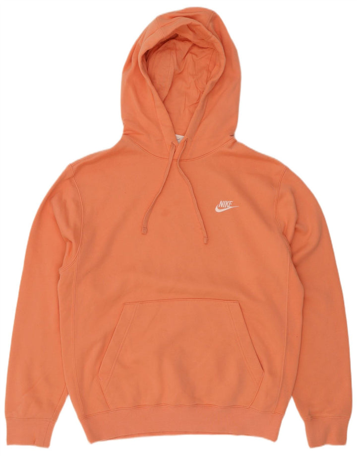 Pulover Nike pentru bărbați, bumbac portocaliu mic