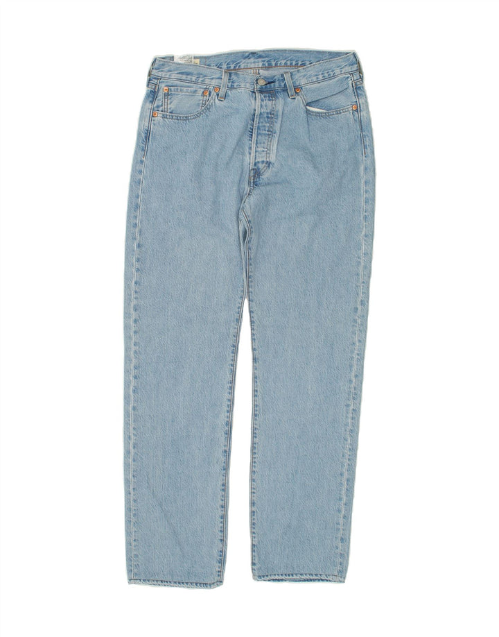 Blugi drepti pentru bărbați LEVI'S 504 W33 L32 Bumbac albastru