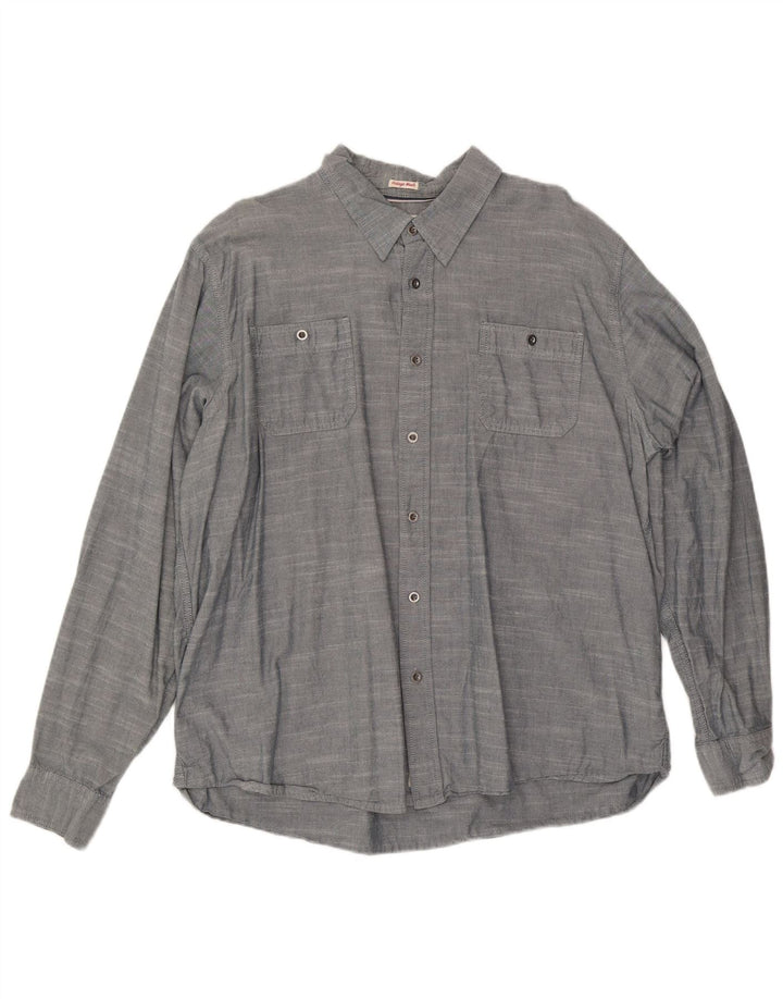 Cămașă pentru bărbați WRANGLER 2XL, bumbac cu pete gri